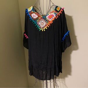 Colorful Coverup or Top